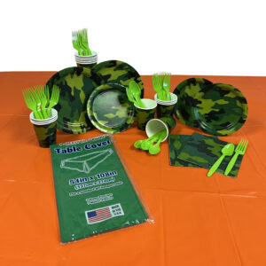 Camouflage Birthday Party Kit 8 or 16 Guests