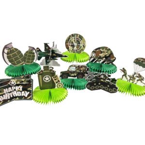 Camouflage Centerpiece - 9 Piece Centerpiece