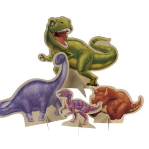 Dino Blast Centerpiece - 1 - 4 Piece Centerpiece or 6 Centerpieces/Case