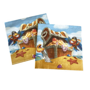 Pirate Treasure Luncheon Napkin - 16 Napkins/Pack or 192 Napkins/Case