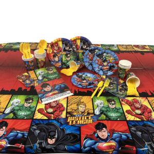Justice League Party Kit for 8 or 16 Guests