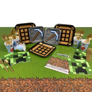 Minecraft Party Kit for 8 or 16 Guests