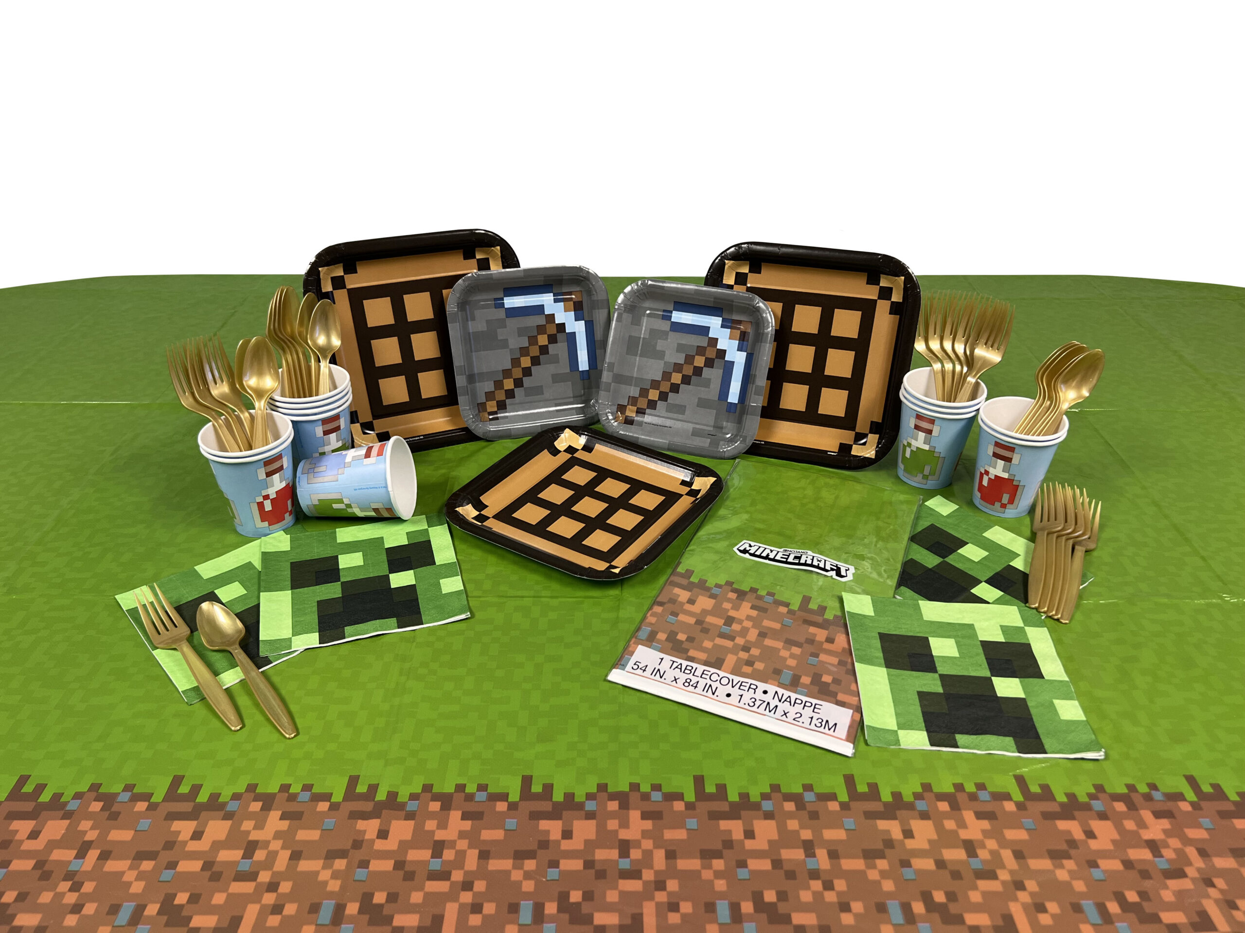 Minecraft Party Kit for 8 or 16 Guests