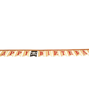 Pirate Treasure "Happy Birthday" Banner - 1 Banner or 12 Banners/Case
