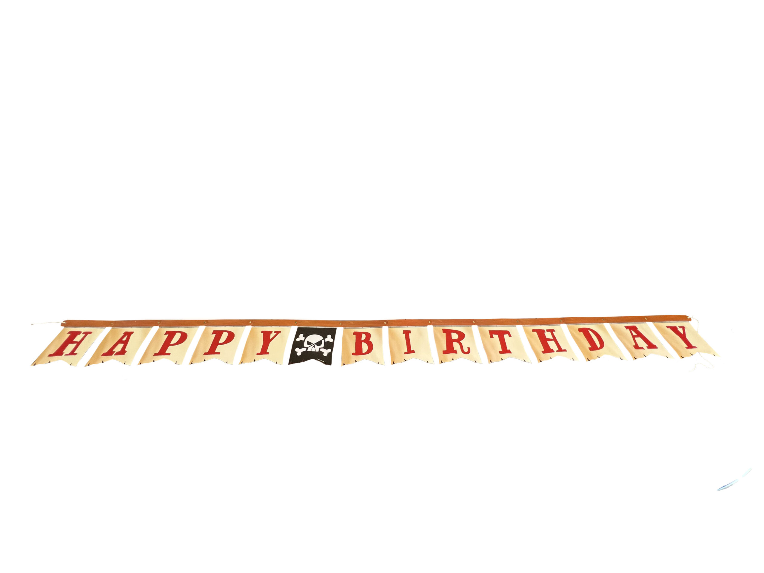 Pirate Treasure "Happy Birthday" Banner - 1 Banner or 12 Banners/Case