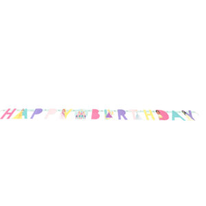 Disney Princess "Happy Birthday" Banner - 1 Banner or 12 Banners/Case