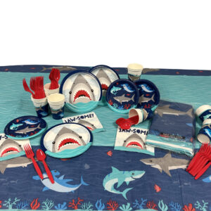 Shark Party Kit for 8 or 16 Guests