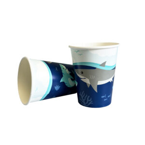 Shark Party 9oz Cups - 8 Cups/Pack or 96 Cups/Case