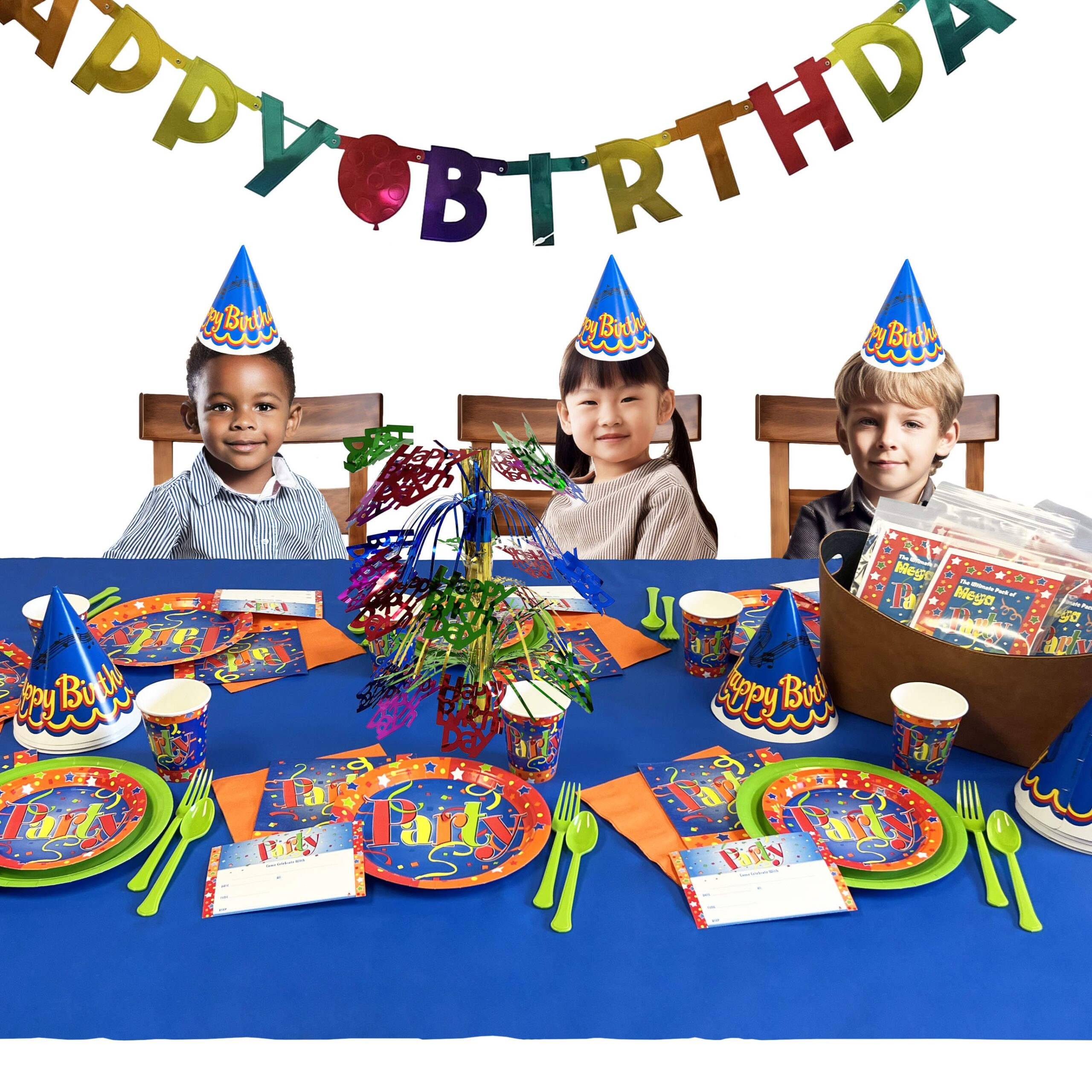 Just Party Birthday Deluxe Kit for 8 or 16 Guests - Image 5