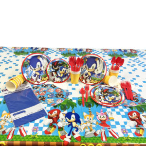 Sonic The Hedgehog Party Kit for 8 or 16 Guests