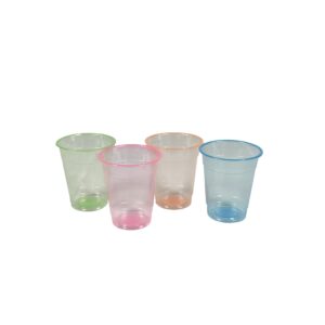 12oz Neon Cups, Soft Plastic - 40 Cups/Pack or 400 Cups/Case