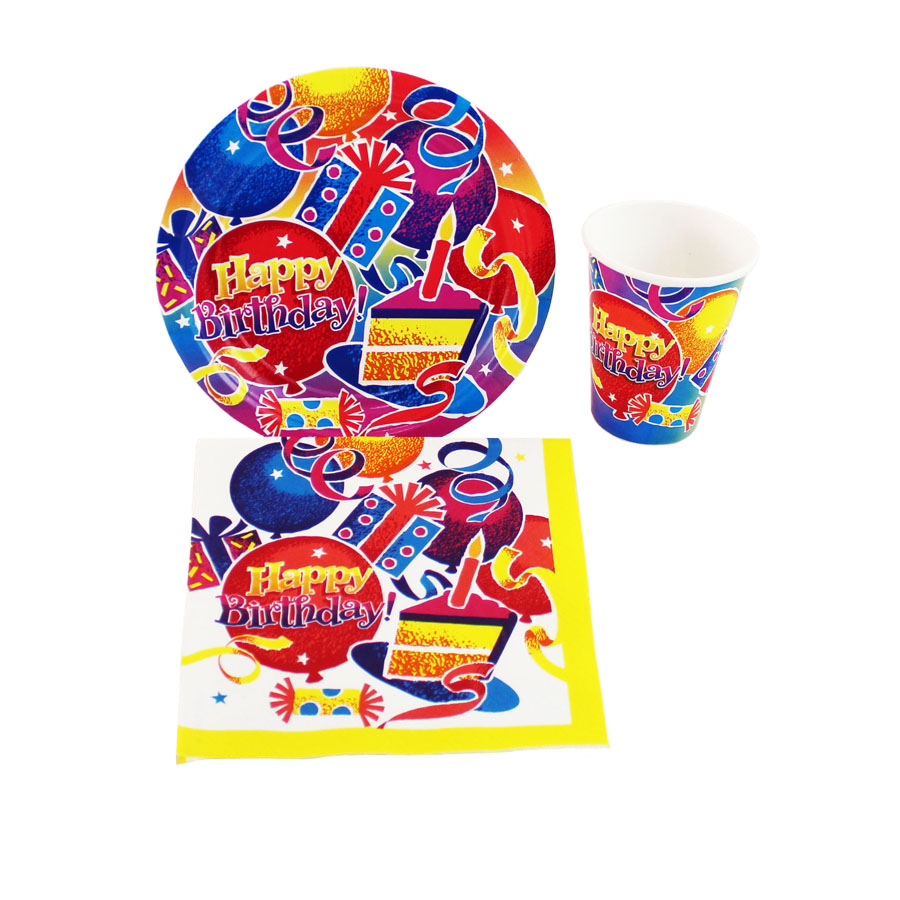 Birthday Fun 7" Economy Kit for 250