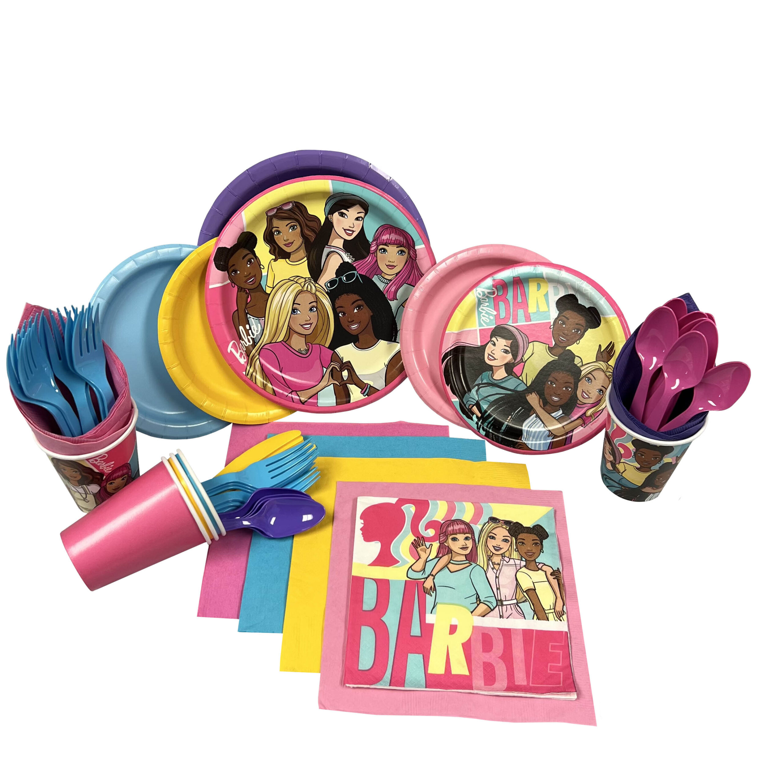 Barbie and Friends 7in Plate - 8 Plates/Pack or 96 Plates/Case - Image 2