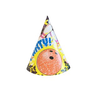 Cosmic Glow Bowling Party Hats - 250 Hats/Case