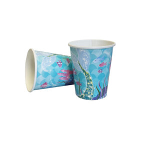 Mermaid 9oz Cups - 8 Cups/Pack or 96 Cups/Case