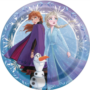 Frozen 2, 7in Plates - 8 Plates/Pack or 96 Plates/Case