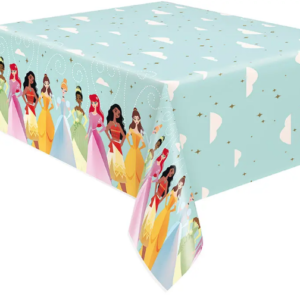Disney Princess Plastic Table Cover - 1 Table Cover or 12 Table Covers/Case