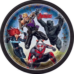 Marvel Avengers 7in Plates - 8 Plates/Pack or 96 Plates/Case