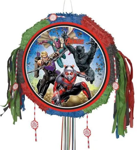 "Marvel Avengers" with Tassels Pinata - 1 Pinata or 5 Pinatas/Case
