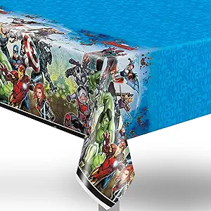 Marvel Avengers Table Cover - 1 Table Cover or 12 Table covers/Case
