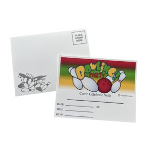 Bowling Party Postcard Invitation - 250/Pack or 3,000/Case