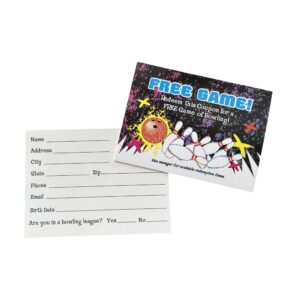Cosmic Glow Bowling Free Game Coupon - 250/Pack or 3000/Case