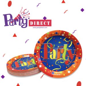 Just Party 7" Plates - 50 Plates/Pack or 500 Plates/Case
