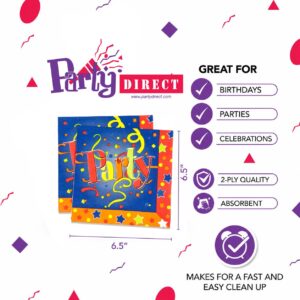 Just Party Napkins - 100 Napkins/Pack or 1,000 Napkins/Case