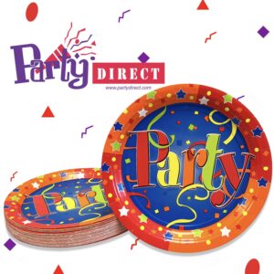 Just Party 9" Plates - 50 Plates/Pack or 500 Plates/Case
