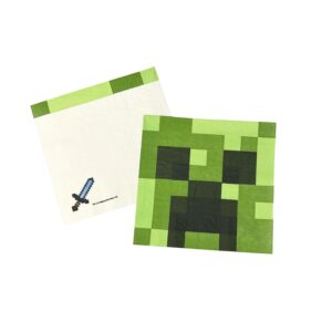 Minecraft Luncheon Napkins - 16 Napkins/Pack or 192 Napkins/Case