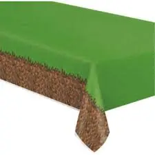 Minecraft Plastic Table Covers - 1 Table Cover or 12 Table Covers/Case