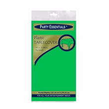 Jumbo Plastic Table Rolls - 1 Roll or 4 Rolls/Case - Neon Green