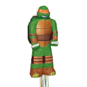 Teenage Mutant Ninja Turtles Pull-String Pinata "Michelangelo" - 1 Pinata or 4 Piantas/Case