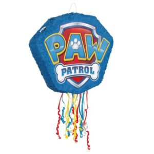 "Paw Patrol, Shield", Drum Pop-Out Pinata - 1 Pinata or 4 Pinatas/Case