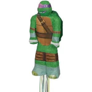 Teenage Mutant Ninja Turtles Pull-String Pinata "Donatello" - 1 Pinata or 4 Pinatas/Case