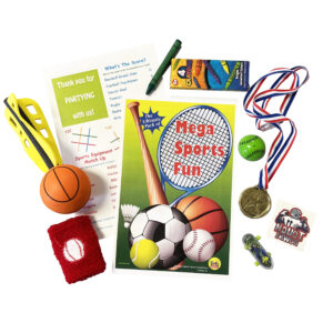 Sports Party Mega Fun Favor Bag - 1 Bag or 50 Bags/Case