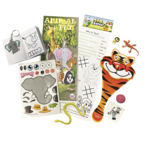 Animals Mega Fun Favor Bag - 1 Bag or 50 Bags/Case