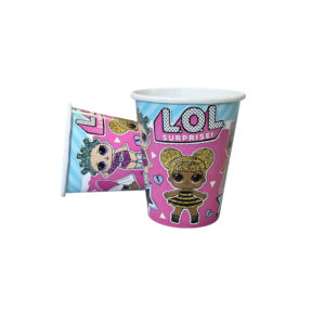LOL Surprise 9oz Cups - 8 Cups/Pack or 96 Cups/Case