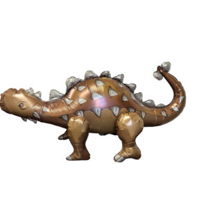Stegosaurus-Shaped 3D Foil Mylar Balloon - 1 Balloon