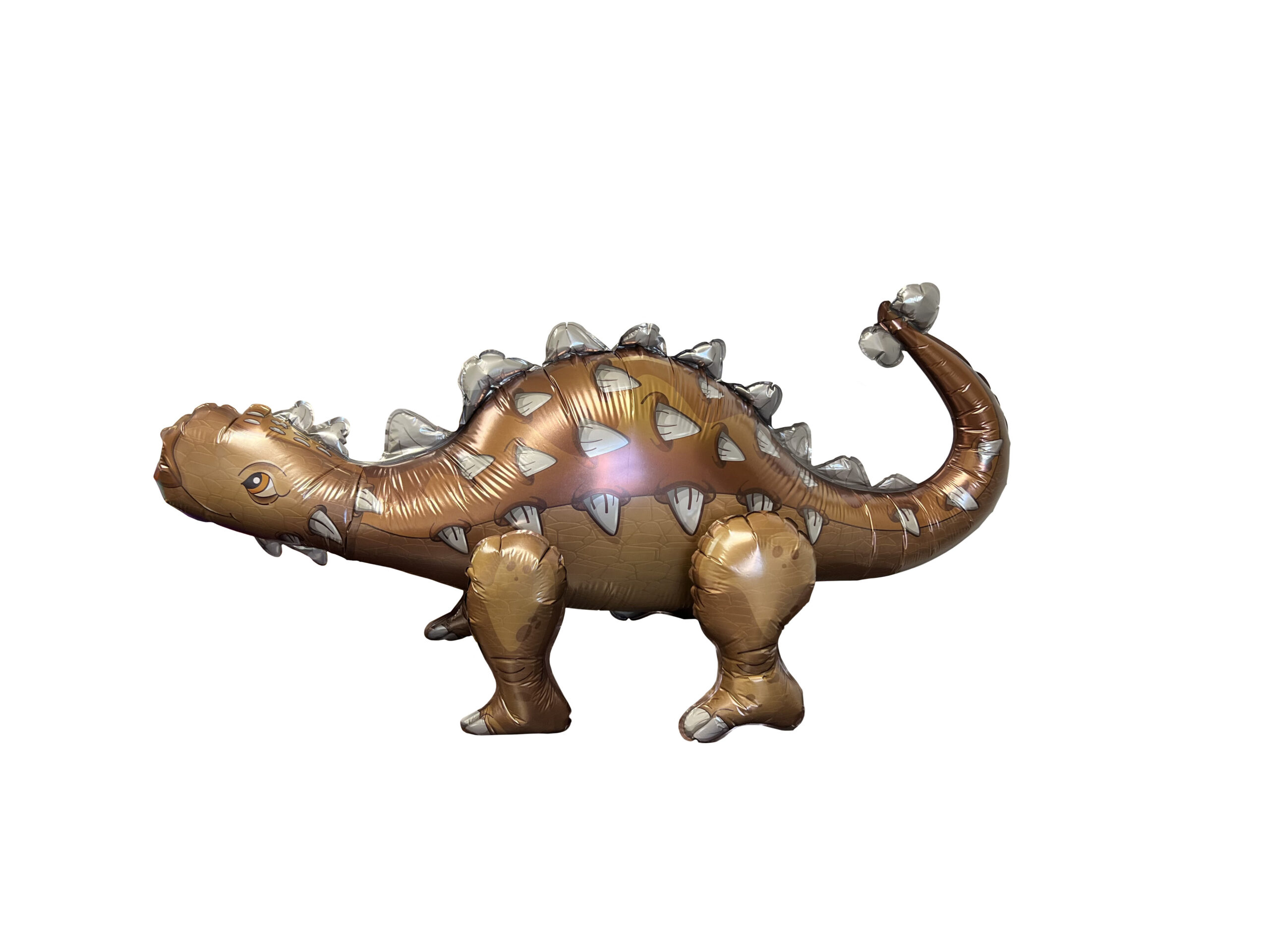 Stegosaurus-Shaped 3D Foil Mylar Balloon - 1 Balloon