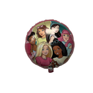 Barbie 18" Foil Mylar Balloon - 1 Balloon or 5 Balloons/Case