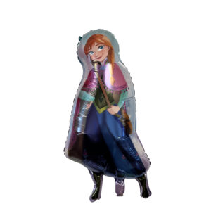 Anna-Shaped 18" x 32" Foil Mylar Balloon - 1 Balloon