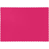 Jumbo Plastic Table Rolls - 1 Roll or 4 Rolls/Case - Raspberry