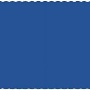 Jumbo Plastic Table Rolls - 1 Roll or 4 Rolls/Case - Blue