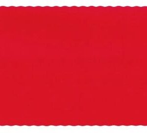 Jumbo Plastic Table Rolls - 1 Roll or 4 Rolls/Case - Red