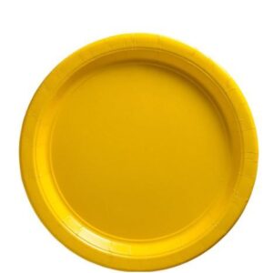 Jumbo Plastic Table Rolls - 1 Roll or 4 Rolls/Case - Yellow