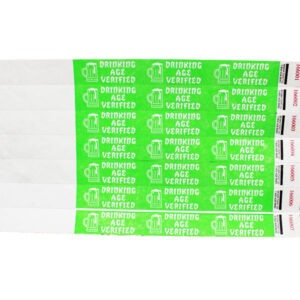 Jumbo Plastic Table Rolls - 1 Roll or 4 Rolls/Case - Neon Green