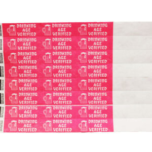 Jumbo Plastic Table Rolls - 1 Roll or 4 Rolls/Case - Neon Pink