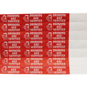 Jumbo Plastic Table Rolls - 1 Roll or 4 Rolls/Case - Red