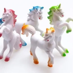 3" Assorted Vinyl Unicorns - 12 Pieces/Bag